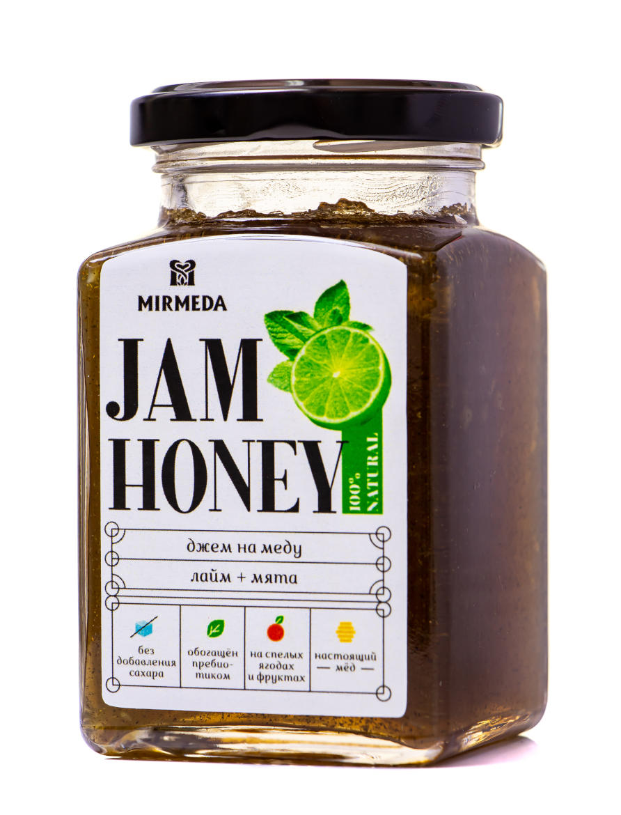 Джем на меду лайм и мята