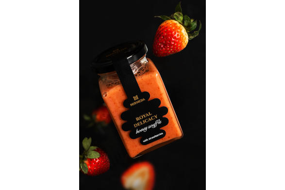 Медовое суфле с клубникой