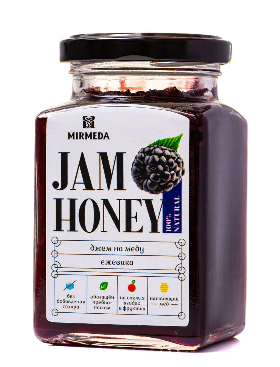 Джем на меду ежевика