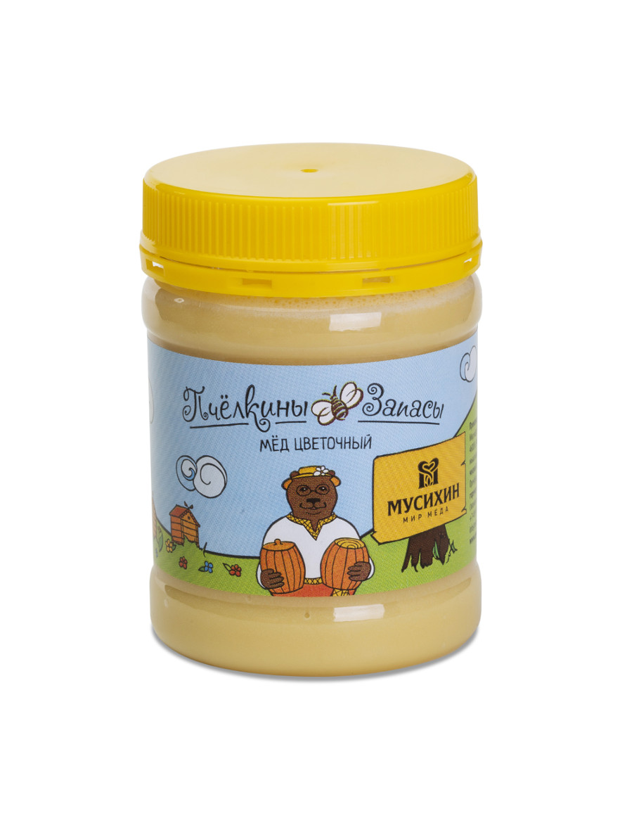 Мёд полевое разнотравие «Пчёлкины запасы» (300г.)
