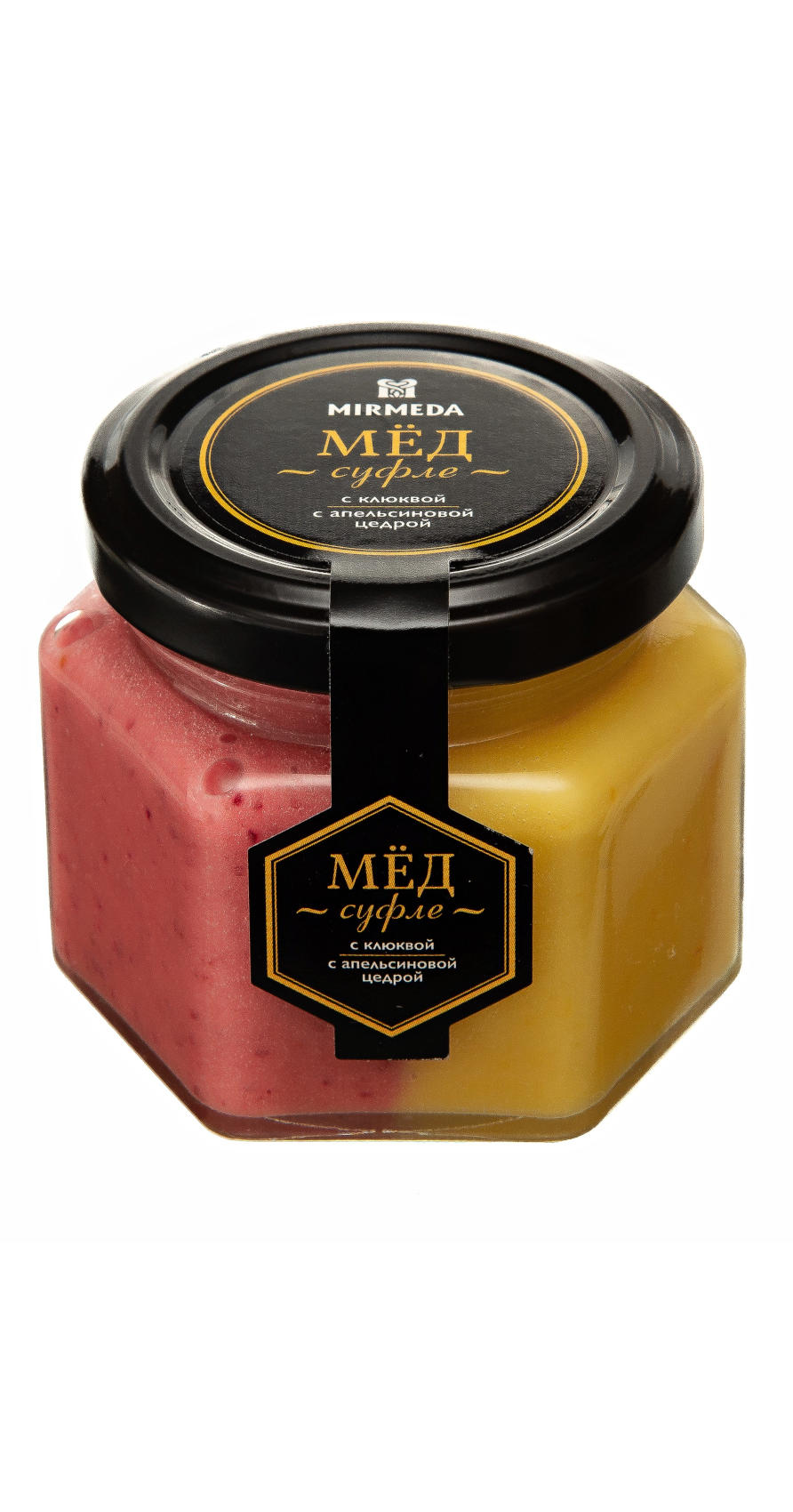 Медовое суфле с клюквой/с апельсиновой цедрой