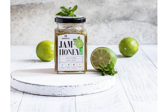 Джем на меду лайм и мята
