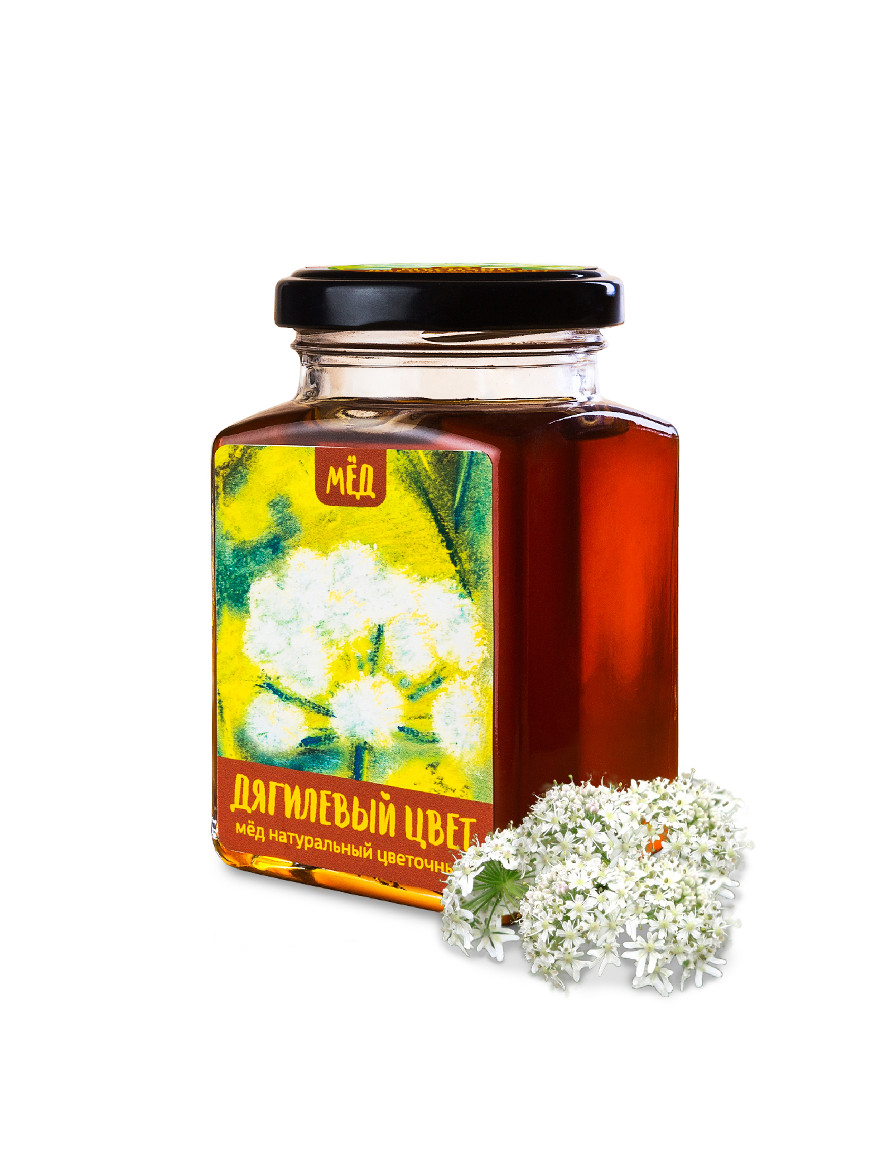 Мёд дягилевый цвет