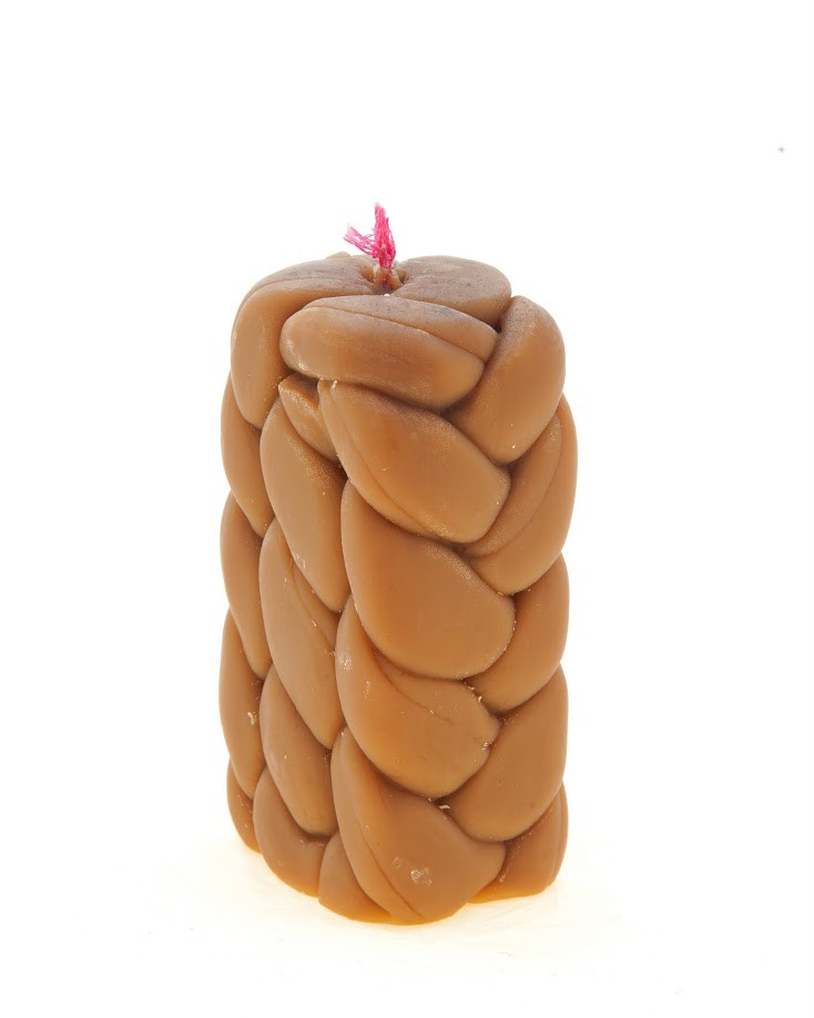 Свеча высокая косичка