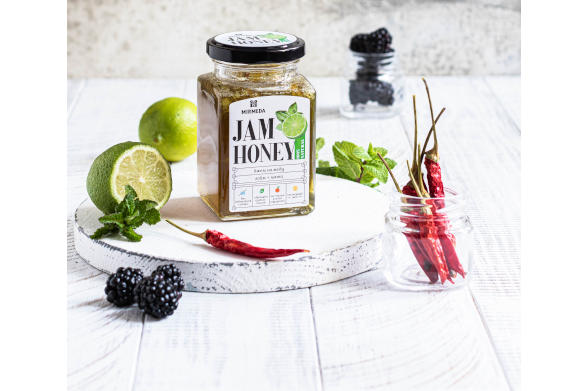 Джем на меду лайм и мята