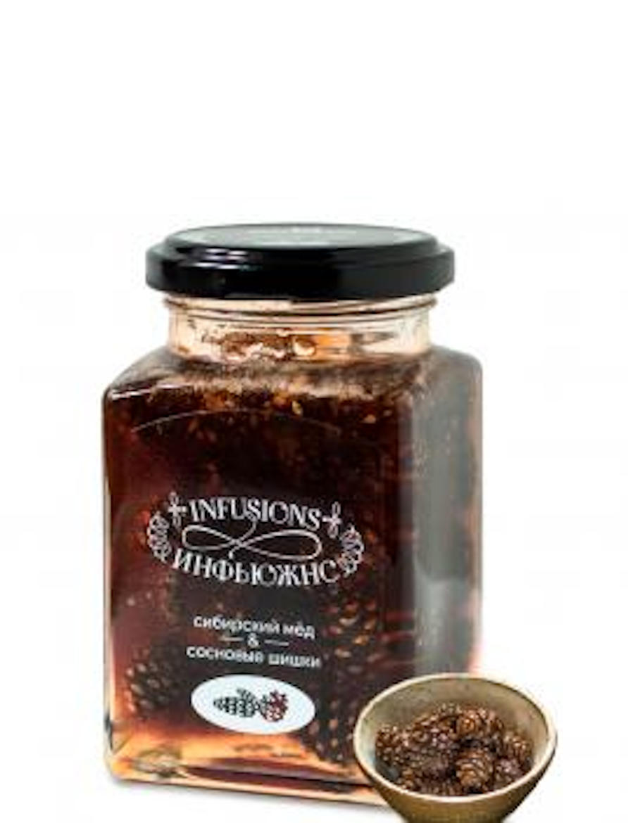 ДЕСЕРТ МЕДОВЫЙ «СИБИРСКИЙ МЁД & СОСНОВЫЕ ШИШКИ»