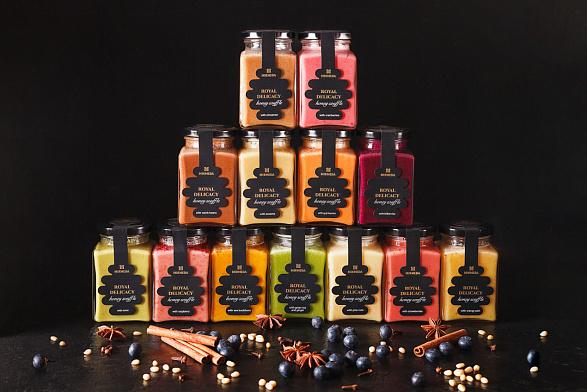 Медовое суфле с клюквой