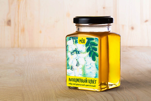 Мёд акациевый цвет
