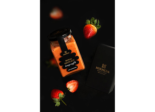 Медовое суфле с клубникой