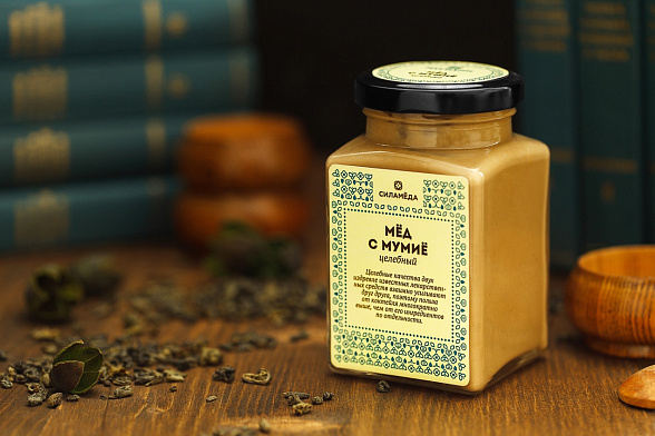 Натуральный мёд с мумиё