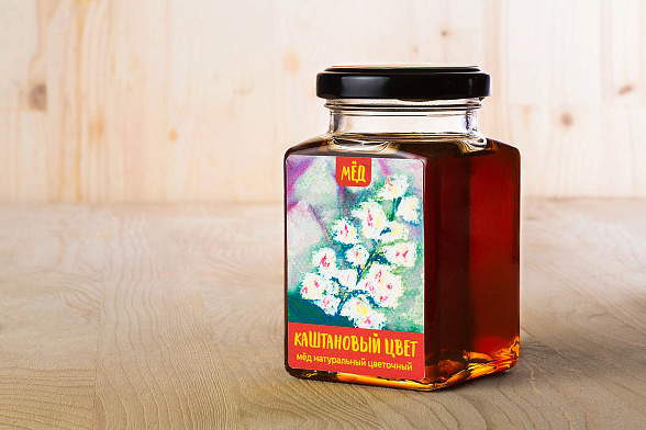 Мёд каштановый цвет