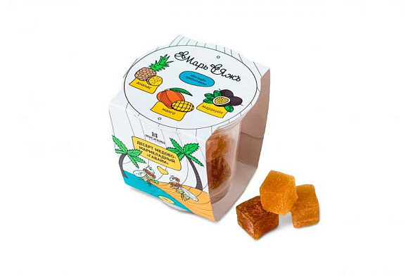 Десерт медово-мармеладный Гавайи