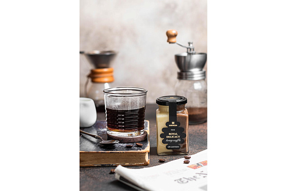 Мед "Царский бархат"/медовое суфле с плодами рожкового дерева 