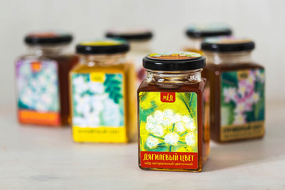 Мёд дягилевый цвет