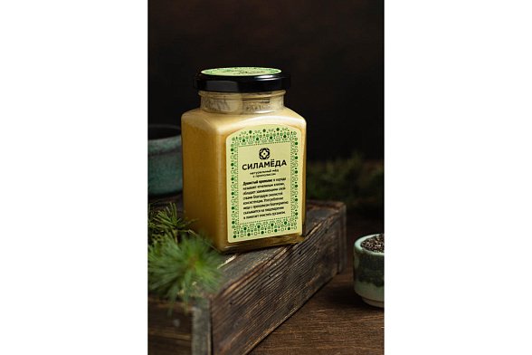 Натуральный мёд с прополисом