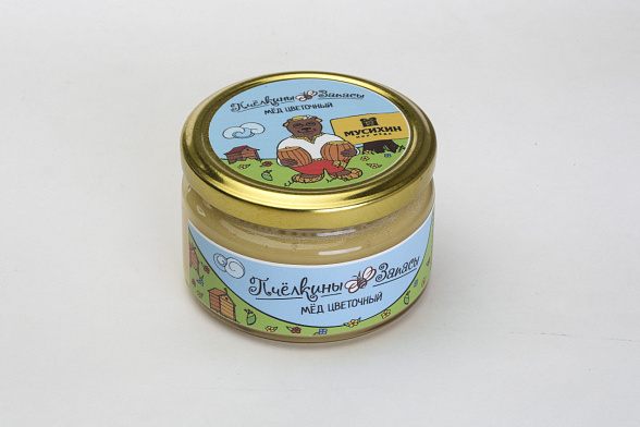 Мёд полевое разнотравие «Пчёлкины запасы» (250г.)