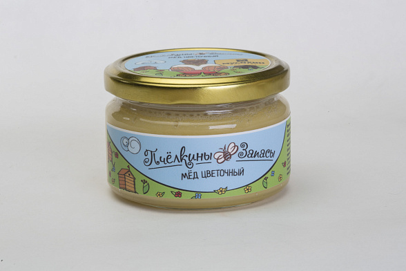 Мёд полевое разнотравие «Пчёлкины запасы» (250г.)