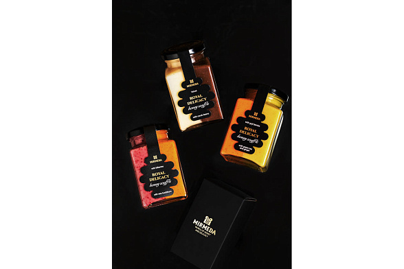 Мед "Царский бархат"/медовое суфле с плодами рожкового дерева 