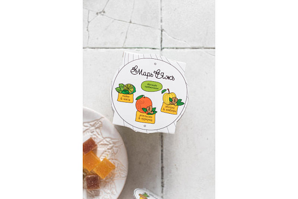 Десерт медово-мармеладный пряности