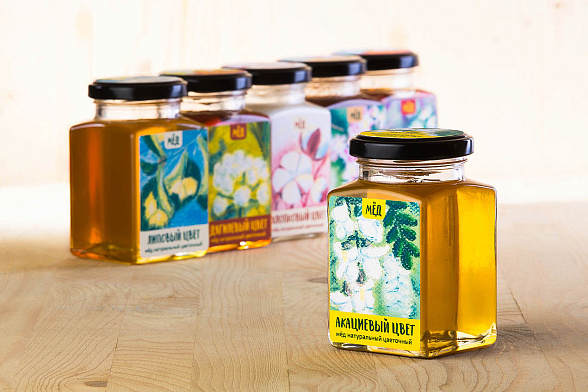 Мёд акациевый цвет