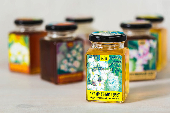 Мёд акациевый цвет